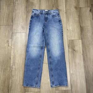 PacSun Jeans Womens 25‎ Low Rise Jordyn Straight Leg Blue Light Wash Casual
